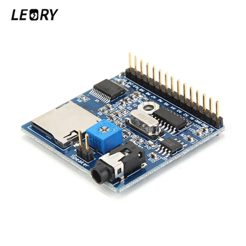 LEORY модуль воспроизведения голоса плата MP3 напоминание для Arduino DC5V 1A голосовые