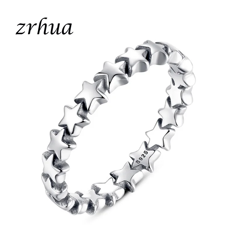 ZRHUA Star Stackable Finger Ring For Women Wedding High Quality 925 Sterling Silver Jewelry HOT SELL Female Vintage Anillos
ZRHUA Star Stackable Finger Ring For Women Wedding High Quality 925 Sterling Silver Jewelry HOT SELL Female Vintage Anillos