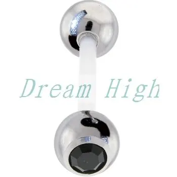 HENGKE Mixed color Tongue Ring Bar Barbell Straight 14G Crystal Gem Fashion body Jewelry 316L Surgical steel 100pcs
HENGKE Mixed color Tongue Ring Bar Barbell Straight 14G Crystal Gem Fashion body Jewelry 316L Surgical steel 100pcs
