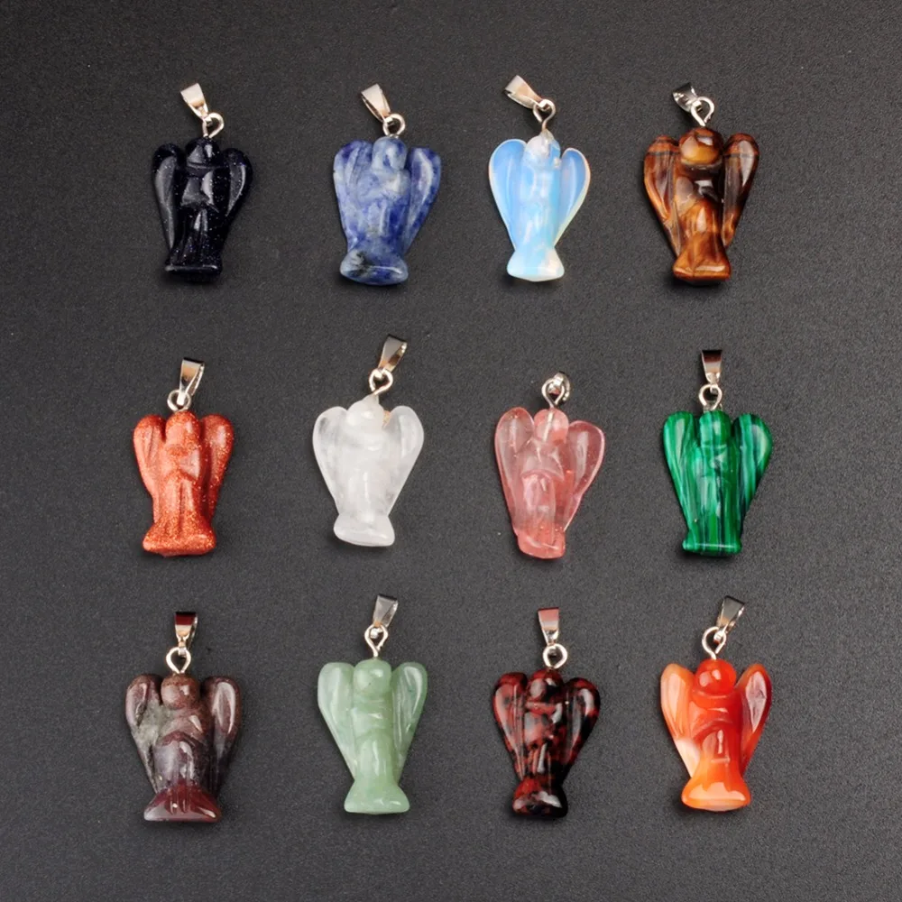 Wholesale 6pcs Mixed Natural Carved Roses Quartzs Opal Carnelian Pocket Guardian Angel Jewelry Charms Finding Necklace Pendants
Wholesale 6pcs Mixed Natural Carved Roses Quartzs Opal Carnelian Pocket Guardian Angel Jewelry Charms Finding Necklace Pendants