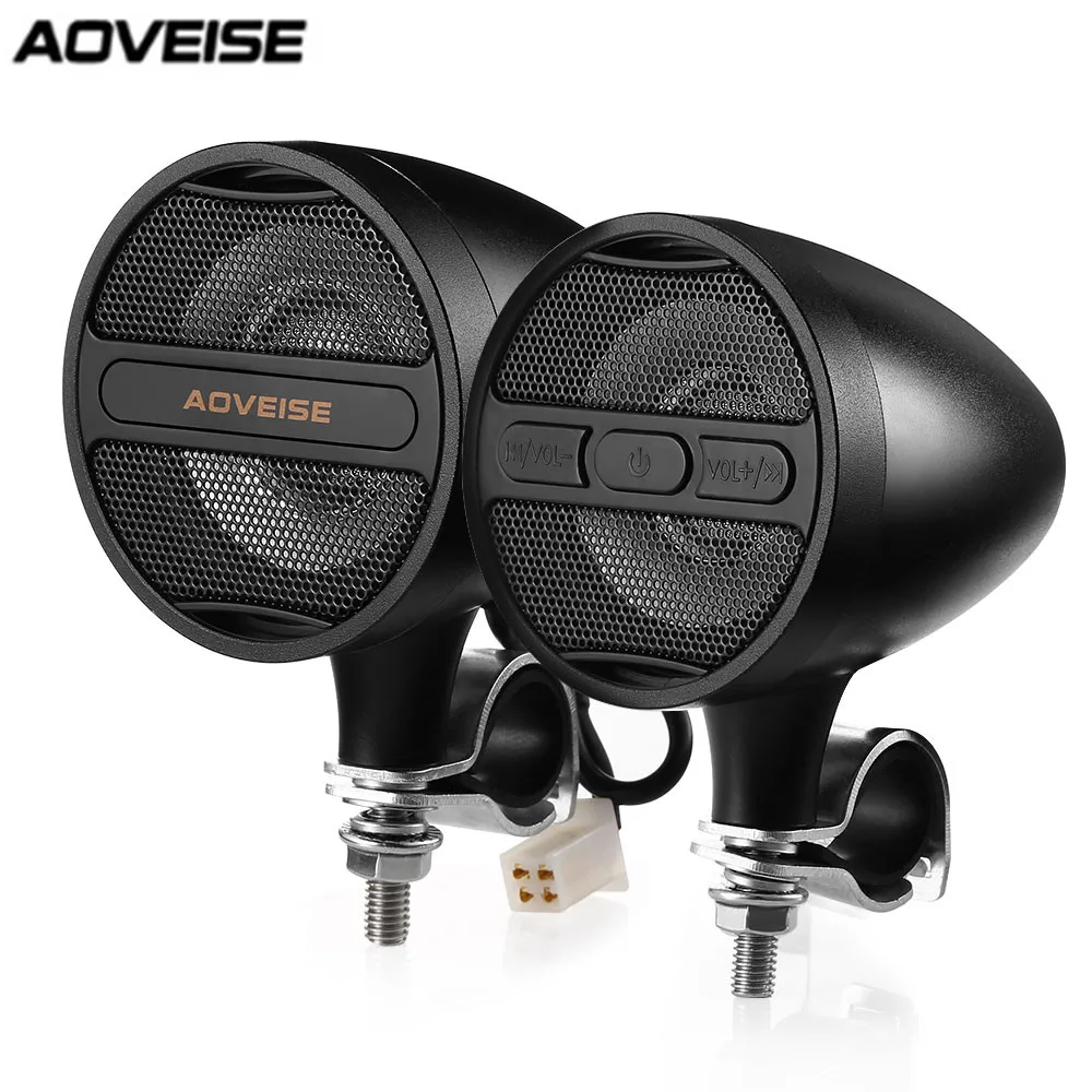AOVEISE MT473 12 V мотоциклов MP3 аудио плеер Bluetooth колонки с радиотюнер fm