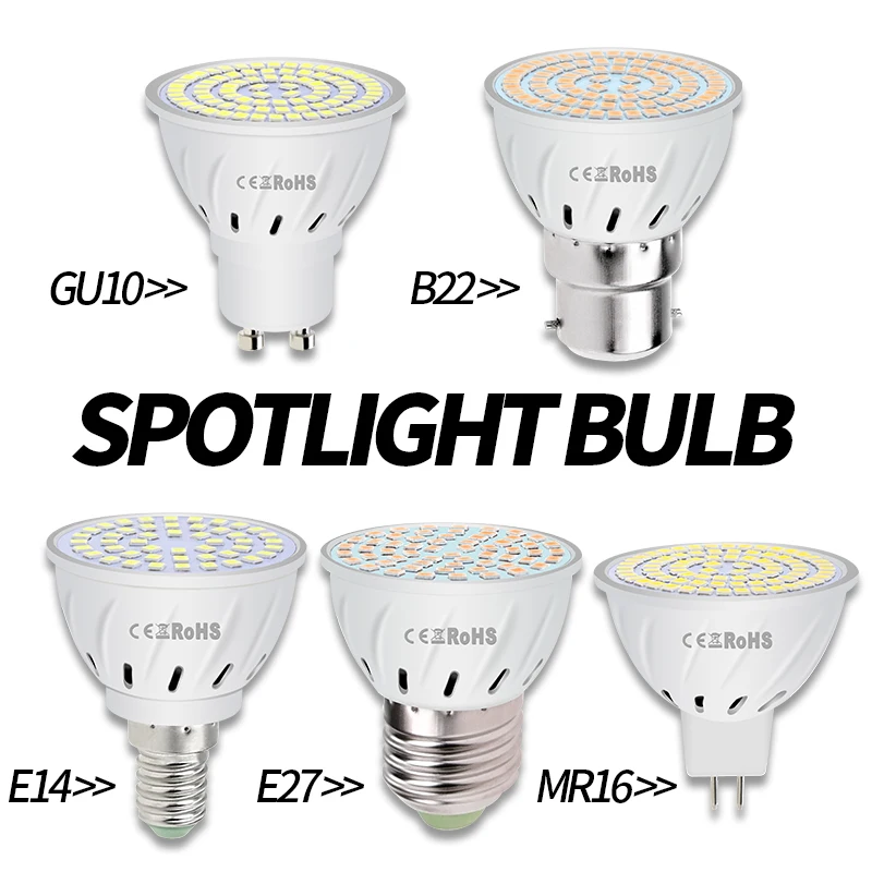 WENNI MR16 Spot Light LED Bulb 220V E27 LED Lamp 5W E14 Corn Bulb 7W LED Spotlight GU10 Bombillos GU5.3 Home Lighting B22 2835
WENNI MR16 Spot Light LED Bulb 220V E27 LED Lamp 5W E14 Corn Bulb 7W LED Spotlight GU10 Bombillos GU5.3 Home Lighting B22 2835