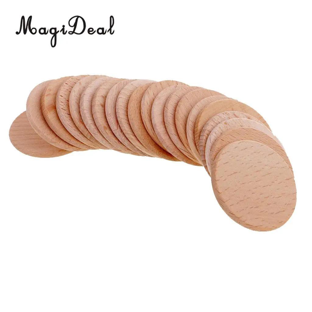 MagiDeal High Quality 20Pcs Natural Round Unfinished Wood Embellishments DIY Crafts for Art Jewelry Birthday Boards Decor 36mm
MagiDeal High Quality 20Pcs Natural Round Unfinished Wood Embellishments DIY Crafts for Art Jewelry Birthday Boards Decor 36mm