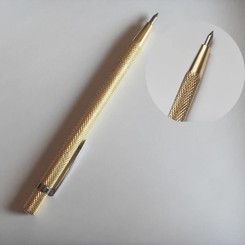 Diamond Cutting Sharp Pen Cutter for Mobile Phone Tablet PC Glass Screen Gold Color
Diamond Cutting Sharp Pen Cutter for Mobile Phone Tablet PC Glass Screen Gold Color