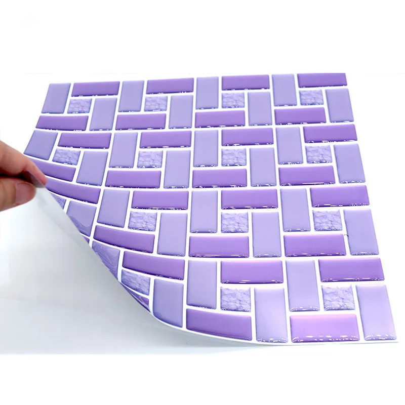Новый дизайн пилинг стикер Diy Удаление стены Искусство 3D плитка золото 257x257 мм ПЭТ