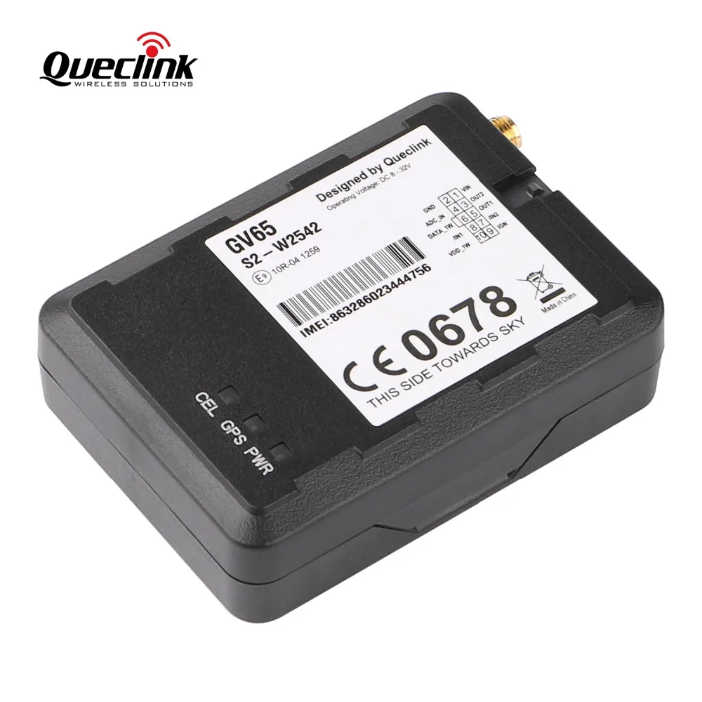 Автомобильный GPS трекер Localizador Rastreador Mini Veicular GSM Queclink GV65 GLONASS устройство 8 В 32