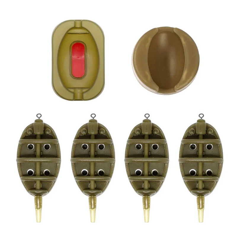 Carp Fishing Inline Method Feeder 4 Feeders 15/20/25/35g 30/40/50/60g Fishing Bait Accessories
Carp Fishing Inline Method Feeder 4 Feeders 15/20/25/35g 30/40/50/60g Fishing Bait Accessories