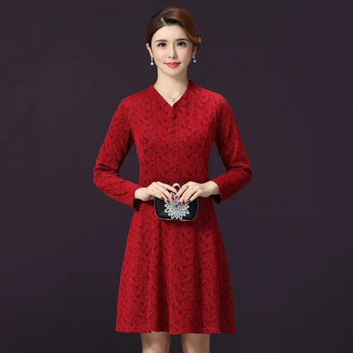 Autumn Wedding Women Dress New Style Winter V-neck Xxxxxl Big Code Designs Female Elegant Fashion Slim Temperament Dresses
Autumn Wedding Women Dress New Style Winter V-neck Xxxxxl Big Code Designs Female Elegant Fashion Slim Temperament Dresses