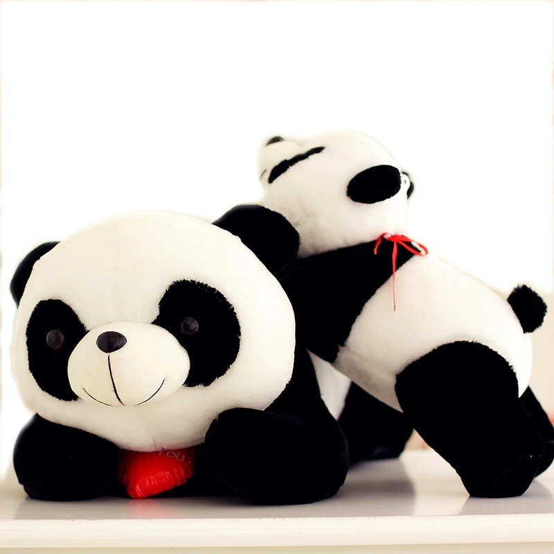 stuffed animal lovely lying panda about 40cm heart " i love you " prone panda plush toy soft doll gift s8005
stuffed animal lovely lying panda about 40cm heart " i love you " prone panda plush toy soft doll gift s8005
