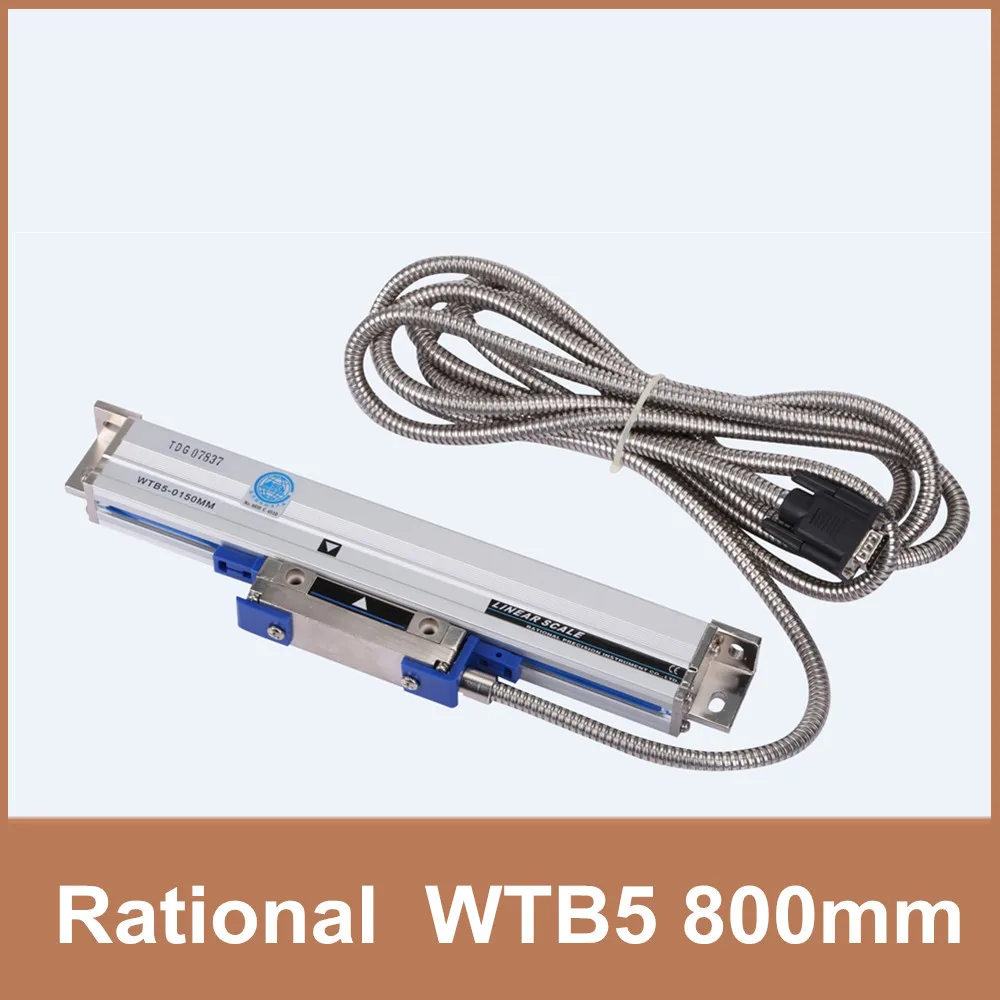 Free Shipping Rational WTB5 0.005mm 800mm linear ruler TTL 5V optical linear transducer for turning lathe
Free Shipping Rational WTB5 0.005mm 800mm linear ruler TTL 5V optical linear transducer for turning lathe