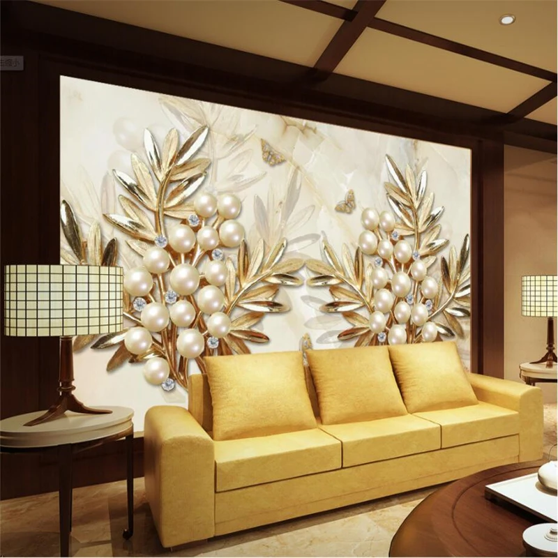 beibehang Wallpaper mural custom living room bedroom golden jewelry mosaic 3D mural TV background wall home decoration
beibehang Wallpaper mural custom living room bedroom golden jewelry mosaic 3D mural TV background wall home decoration