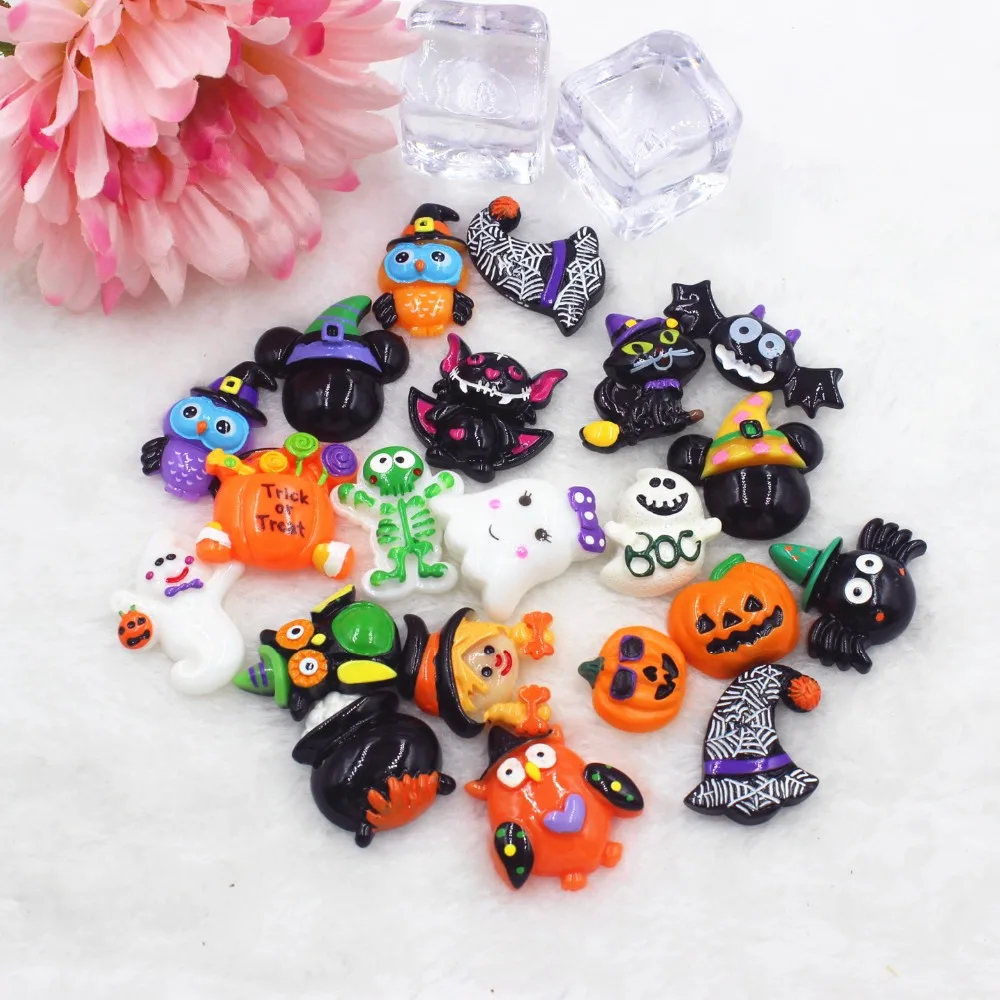 50pcs/lot flat back resin Halloween items mix items DIY resin cabochons accessories about 25mm
50pcs/lot flat back resin Halloween items mix items DIY resin cabochons accessories about 25mm
