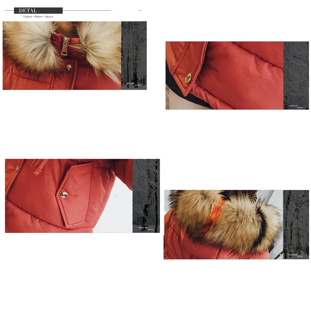 Women Winter Parka Long Jacket Coat 2018 New Fashion Fur Collar Hooded Thick Warm Slim Female Padded Jackets M L XL XXL
Women Winter Parka Long Jacket Coat 2018 New Fashion Fur Collar Hooded Thick Warm Slim Female Padded Jackets M L XL XXL