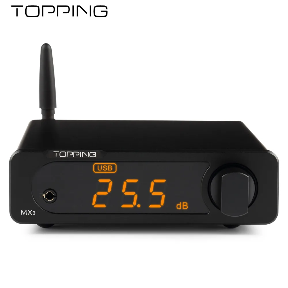 2017 TOPPING MX3 Multifunction Bluetooth Digital Hifi Amplifier 40w * 2 USB Coaxial Fiber Decoder Headphone Amplifiers Amp NFC
2017 TOPPING MX3 Multifunction Bluetooth Digital Hifi Amplifier 40w * 2 USB Coaxial Fiber Decoder Headphone Amplifiers Amp NFC