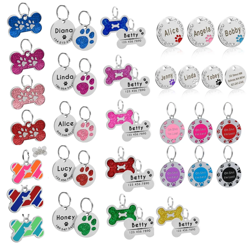 Dog ID Tag Custom Pet id Tags Collar Accessories Personalized Puppy Nameplate for Small Medium Large Dogs Pitbull Chihuahua
Dog ID Tag Custom Pet id Tags Collar Accessories Personalized Puppy Nameplate for Small Medium Large Dogs Pitbull Chihuahua