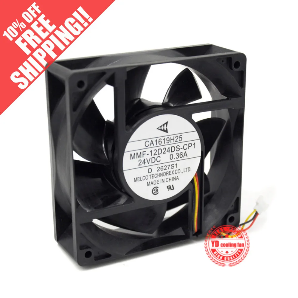 Новый для MELCO TECHNOREX MMF-12D24DS-CP1 для Mitsubishi inverter F740 CA1619H25 24V 0.36A 12038 12CM, охлаждающий вентилятор
Новый для MELCO TECHNOREX MMF-12D24DS-CP1 для Mitsubishi inverter F740 CA1619H25 24V 0.36A 12038 12CM, охлаждающий вентилятор