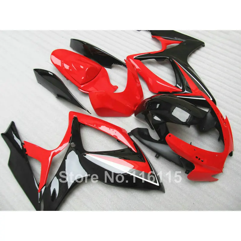 100% NEW fairing kit for Suzuki GSXR 600 750 K6 K7 2006 2007 black red fairings GSX-R600 GSX-R750 06 07 NG23
100% NEW fairing kit for Suzuki GSXR 600 750 K6 K7 2006 2007 black red fairings GSX-R600 GSX-R750 06 07 NG23