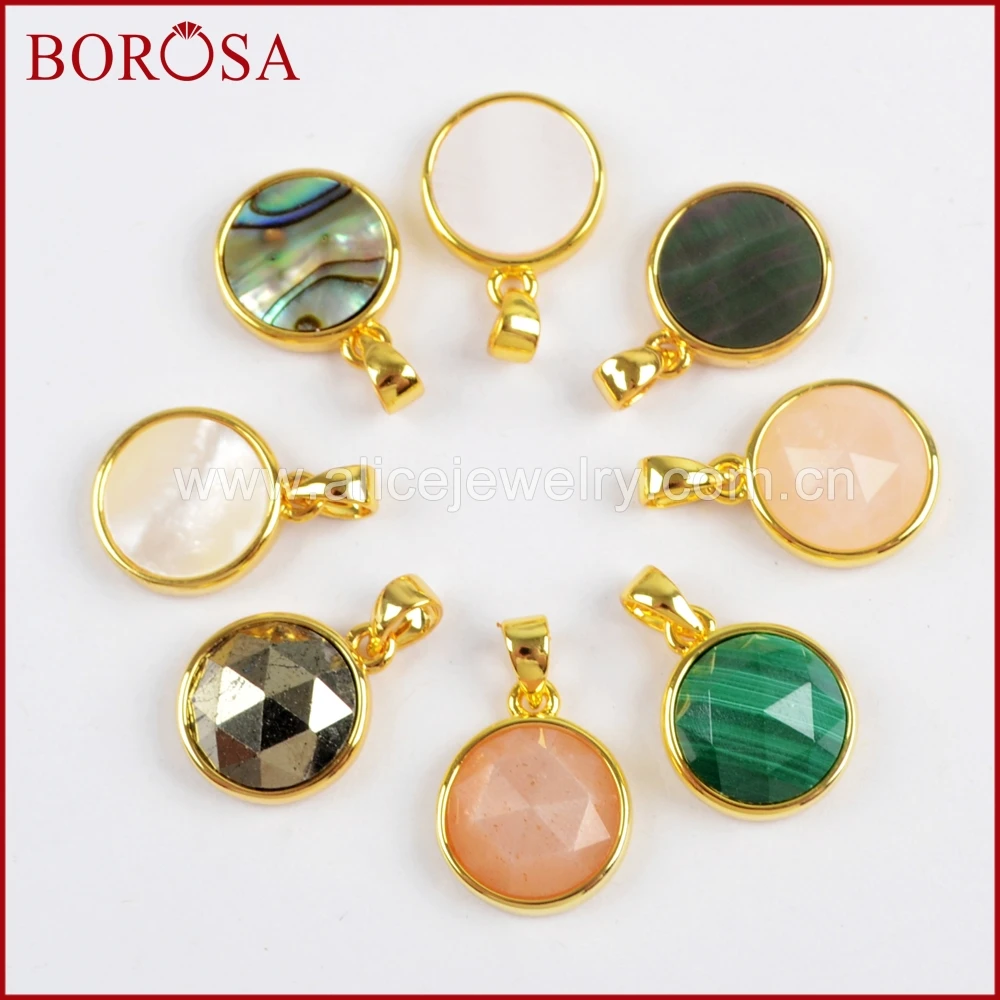 BOROSA 10 шт натуральные круглые многоцветные граненые камни кулон золотой ободок абалона ракушка Опал Подвески для сережек WX984
BOROSA 10 шт натуральные круглые многоцветные граненые камни кулон золотой ободок абалона ракушка Опал Подвески для сережек WX984