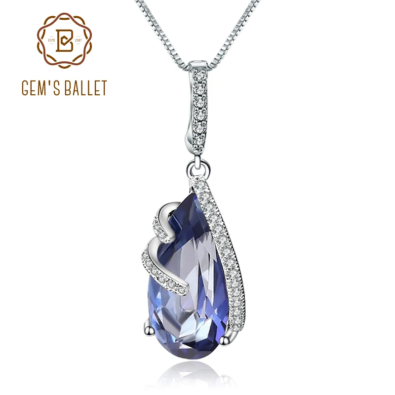 Gem's Ballet Luxury 17.8Ct Natural Iolite Blue Mystic Quartz 925 Sterling Silver Necklaces & Pendants For Women Fine Jewelry
Gem's Ballet Luxury 17.8Ct Natural Iolite Blue Mystic Quartz 925 Sterling Silver Necklaces & Pendants For Women Fine Jewelry