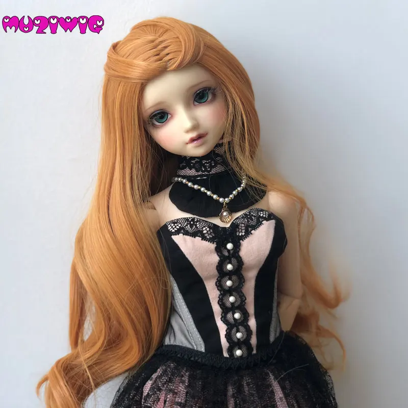 MUZIWIG High Temperature Fiber Long Princess Style Curly Hair 2 Colors for 1/3 1/4 1/6 BJD SD Doll Accessories
MUZIWIG High Temperature Fiber Long Princess Style Curly Hair 2 Colors for 1/3 1/4 1/6 BJD SD Doll Accessories