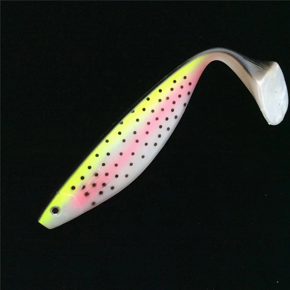 Swolfy 4pcs 23cm 71g Bleak Paddle Tail Fishing Soft Lures 3D Eyes T Tail Artificial Bait Plastic Pike Fishing Lures
Swolfy 4pcs 23cm 71g Bleak Paddle Tail Fishing Soft Lures 3D Eyes T Tail Artificial Bait Plastic Pike Fishing Lures