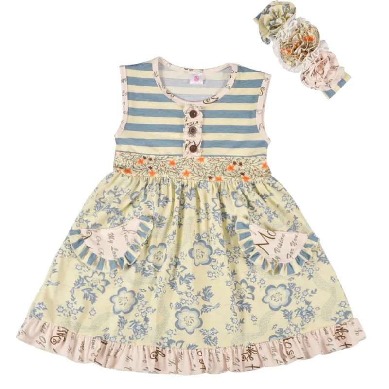 NewArrival Vintage Girls Dresses Children Sleeveless Floral Printed Cotton Dress with Headband High Quality Kids Dresses Vestido
NewArrival Vintage Girls Dresses Children Sleeveless Floral Printed Cotton Dress with Headband High Quality Kids Dresses Vestido