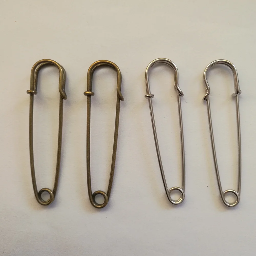 50/100PCS Vintage Safety Pin Brooch Findings Safety Pins Connector DIY Making Charms Pendant Broche Clasp Sewing Accessories
50/100PCS Vintage Safety Pin Brooch Findings Safety Pins Connector DIY Making Charms Pendant Broche Clasp Sewing Accessories
