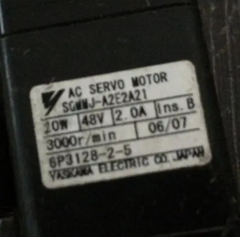 Servo motor SGMMJ-A2E2A21 , Used one , 90% appearance new , 3 months warranty , in stock
Servo motor SGMMJ-A2E2A21 , Used one , 90% appearance new , 3 months warranty , in stock