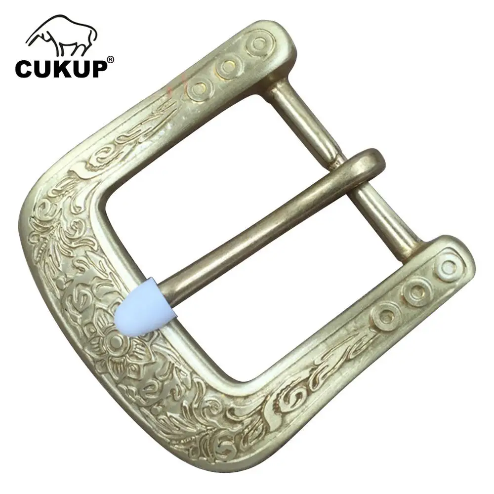 CUKUP New Design Chinese Floral Styles Copper Belt Buckles Pin Style Solid Brass Buckle Metal 3.8cm Width Belts for Men BRK036
CUKUP New Design Chinese Floral Styles Copper Belt Buckles Pin Style Solid Brass Buckle Metal 3.8cm Width Belts for Men BRK036