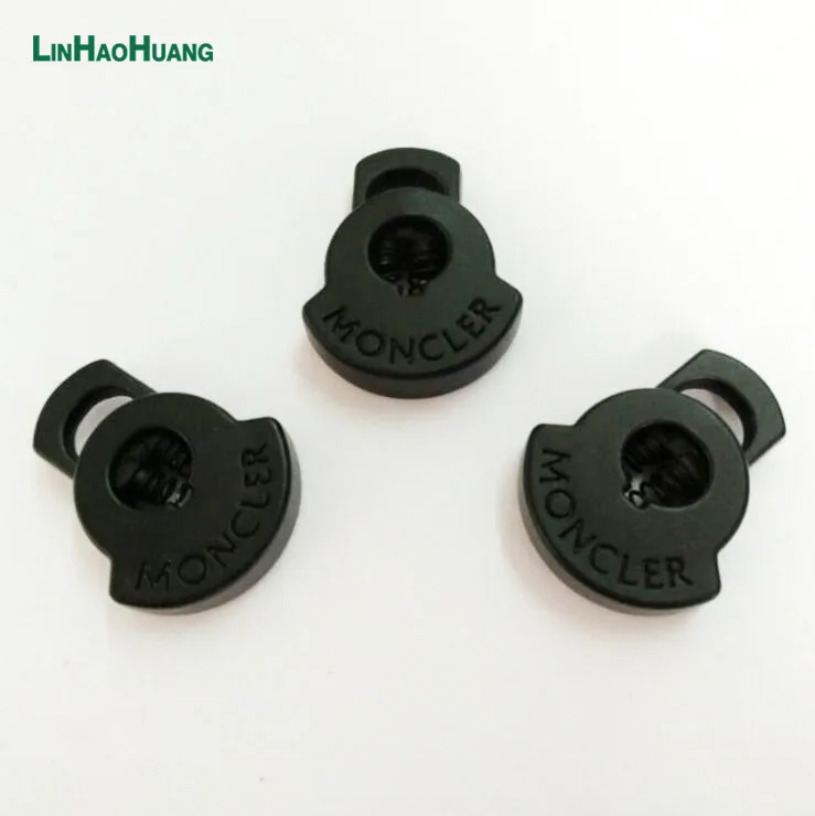 

30pcs Pack Cord Lock Toggle Stopper Bean Black Nickle Size: 16.5mm*20mm Toggle Clip 2017030702