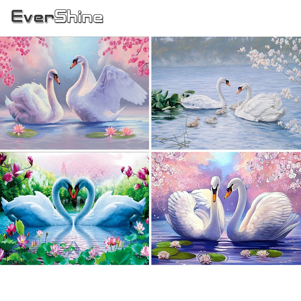 Evershine Diamond Painting Beaded Swan Diamond Mosaic Animal Handwork Cross Stitch Kit Diamond Embroidery Crystal Full Set Gift
Evershine Diamond Painting Beaded Swan Diamond Mosaic Animal Handwork Cross Stitch Kit Diamond Embroidery Crystal Full Set Gift