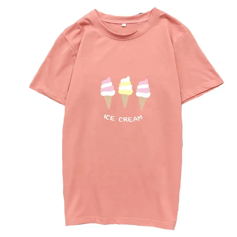Harajuku Kawaii T Shirt Women Cute Cartoon Ice Cream Print Tee Shirt Femme Korean Casual Short Sleeve Cotton O-neck Tops Tshirts
Harajuku Kawaii T Shirt Women Cute Cartoon Ice Cream Print Tee Shirt Femme Korean Casual Short Sleeve Cotton O-neck Tops Tshirts