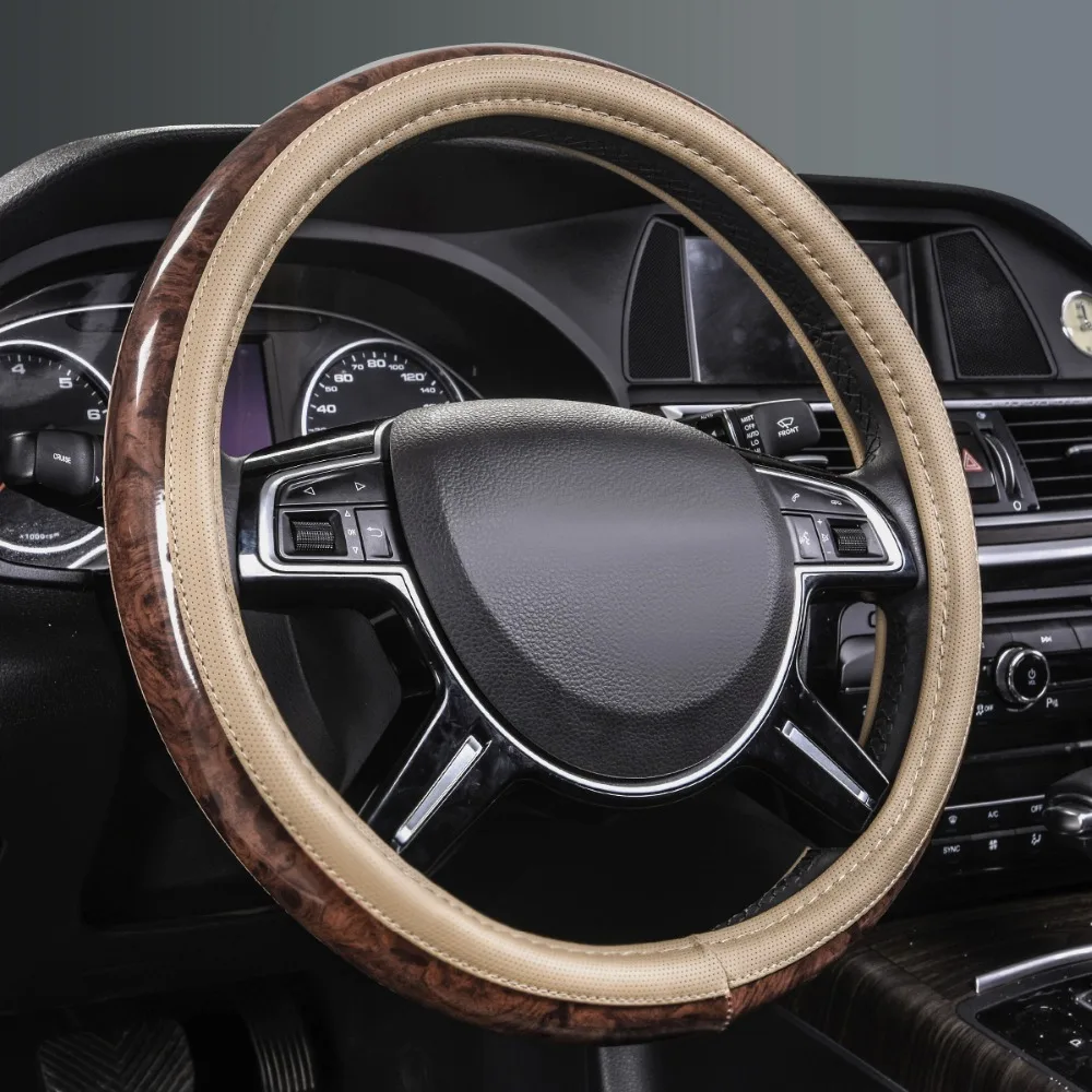 Car-pass Newest Fashion Full Wood Grain Universal Car Steering Wheel Covers 38 cm Steering Wheel Hubs Cover For SUV Van Truck
Car-pass Newest Fashion Full Wood Grain Universal Car Steering Wheel Covers 38 cm Steering Wheel Hubs Cover For SUV Van Truck