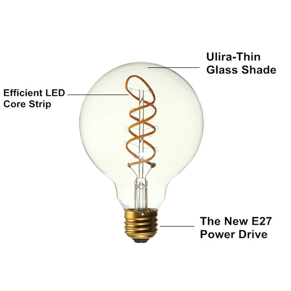 Vintage Edison Bulb LED Light E27 4W Dimmable Industrial Filament LED Lamp Retro Glass Holiday Lights Decor Chandelier Lighting
Vintage Edison Bulb LED Light E27 4W Dimmable Industrial Filament LED Lamp Retro Glass Holiday Lights Decor Chandelier Lighting