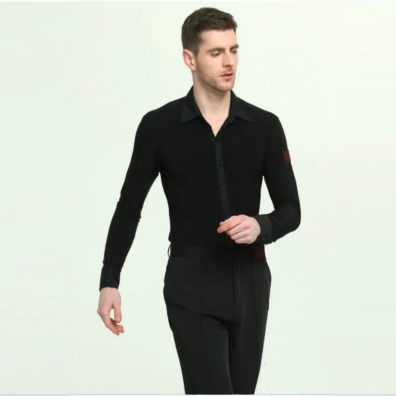 Long Sleeve Mens Latin Shirts Dance Top Ballroom Dancewear Latin Dance Costumes Stage Clothing for Men Ballroom Clothes B-6965
Long Sleeve Mens Latin Shirts Dance Top Ballroom Dancewear Latin Dance Costumes Stage Clothing for Men Ballroom Clothes B-6965