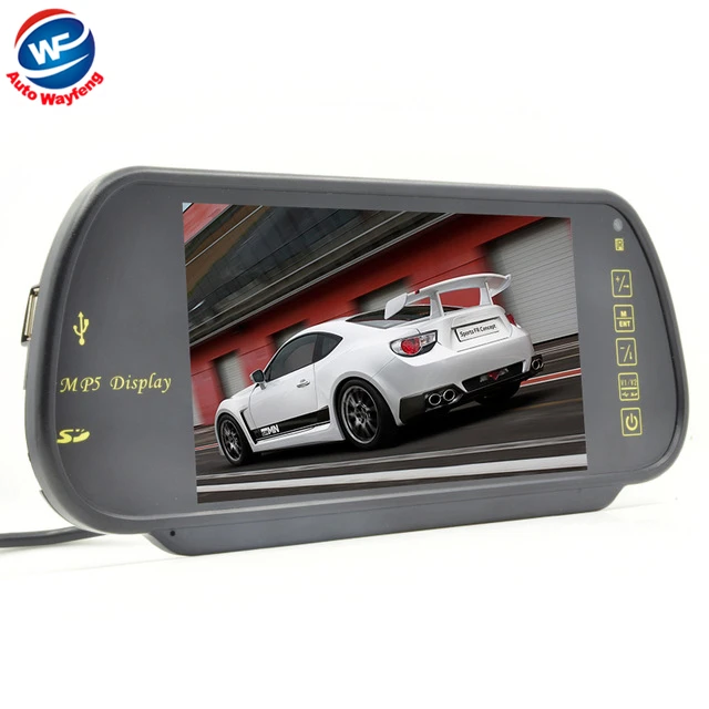 Бесплатная доставка Автомобильный ПЗС монитор 7 "цветной TFT LCD зеркала заднего