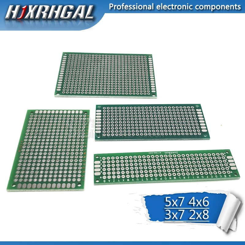 4pcs 5x7 4x6 3x7 2x8 cm 5*7 4*6 3*7 2*8 double Side Copper prototype pcb Universal Board for Ardui hjxrhgal
4pcs 5x7 4x6 3x7 2x8 cm 5*7 4*6 3*7 2*8 double Side Copper prototype pcb Universal Board for Ardui hjxrhgal