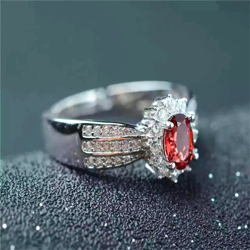 Promotion Solid 925 Sterling Silver ring fashion design natural garnet ring for lady silver garnet jewelry for engagement gift
Promotion Solid 925 Sterling Silver ring fashion design natural garnet ring for lady silver garnet jewelry for engagement gift