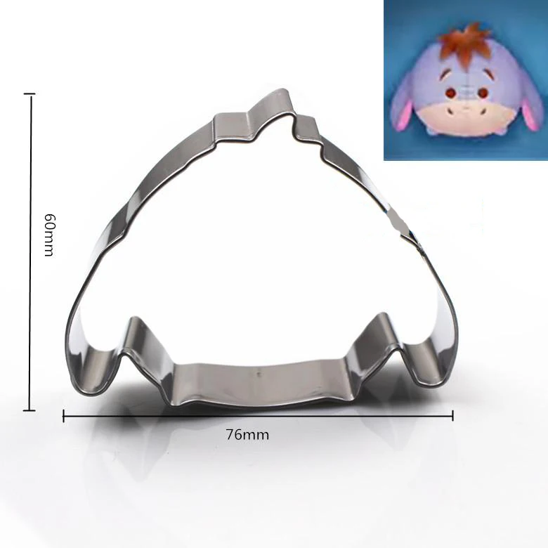 Wholesale Cartoon Eeyore Stainless steel cookie cutter sugar cake cutter 10 pcs/lot
Wholesale Cartoon Eeyore Stainless steel cookie cutter sugar cake cutter 10 pcs/lot