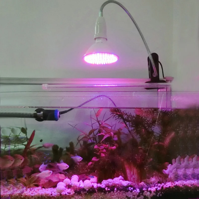 1pcs Full Spectrum Led Grow Light E27 GU10 MR16 220V Growing Lamp for Flower Plant Hydroponics System Aquarium Lighting | Лампы и