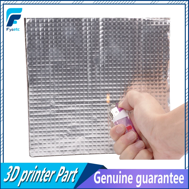 1PC 300*300*10mm Heat Insulation Cotton Foil Self-adhesive Insulation Cotton For cr-10 3D Printer Heating Bed Sticker
1PC 300*300*10mm Heat Insulation Cotton Foil Self-adhesive Insulation Cotton For cr-10 3D Printer Heating Bed Sticker