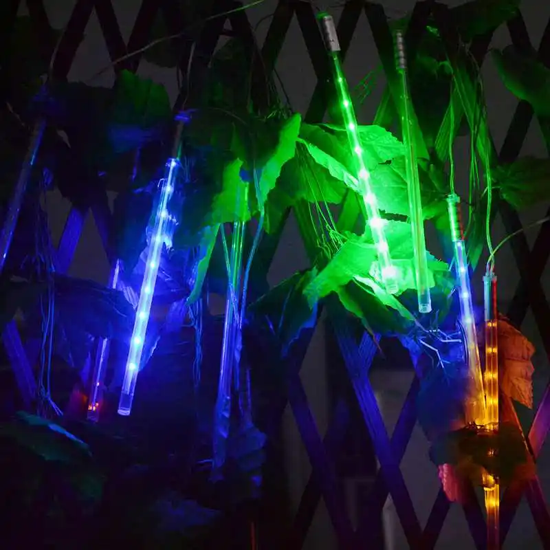 SZYOUMY Waterproof LED Christmas Lights 10pcs/Set SMD2835 Snowfall Tube Meteor Rain Led Tube Light For Christmas Decoration
SZYOUMY Waterproof LED Christmas Lights 10pcs/Set SMD2835 Snowfall Tube Meteor Rain Led Tube Light For Christmas Decoration