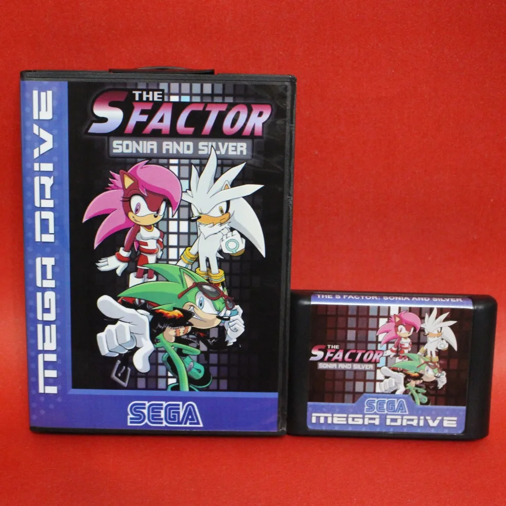 The S Factor Sonia And Silver 16 bit MD card with Retail box for Sega MegaDrive Video Game console system
The S Factor Sonia And Silver 16 bit MD card with Retail box for Sega MegaDrive Video Game console system