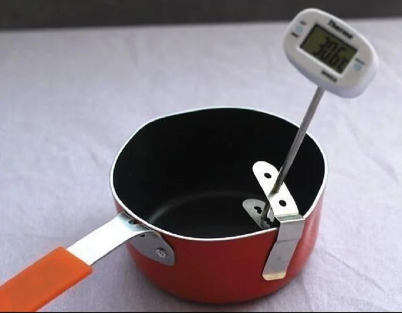 1 Pcs Kitchen Baking Tools Stainless Steel Coffee Milk Frothing Candy Food Meat Liqued Cooking Probe Thermometer Clip
1 Pcs Kitchen Baking Tools Stainless Steel Coffee Milk Frothing Candy Food Meat Liqued Cooking Probe Thermometer Clip