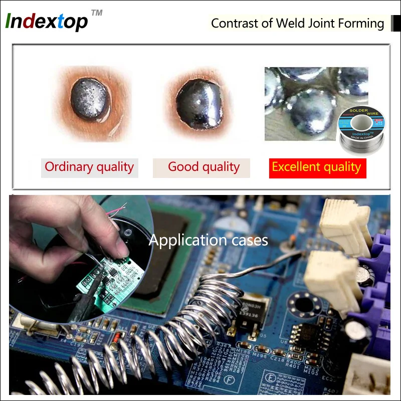 50g welding wire 0.8 1.0 1.2mm 63/37 Flux 2.0% 45FT Tin Lead Melt Rosin Core Solder Wire Roll Sn25Pb75 for Soldering station
50g welding wire 0.8 1.0 1.2mm 63/37 Flux 2.0% 45FT Tin Lead Melt Rosin Core Solder Wire Roll Sn25Pb75 for Soldering station
