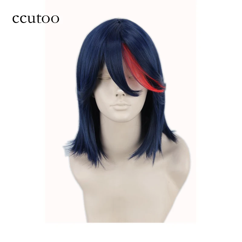 Ccutoo KILL la KILL Matoi Ryuko, 35 см, синие с красными короткими прямыми париками для косплея, термостойкие синтетические волосы
Ccutoo KILL la KILL Matoi Ryuko, 35 см, синие с красными короткими прямыми париками для косплея, термостойкие синтетические волосы