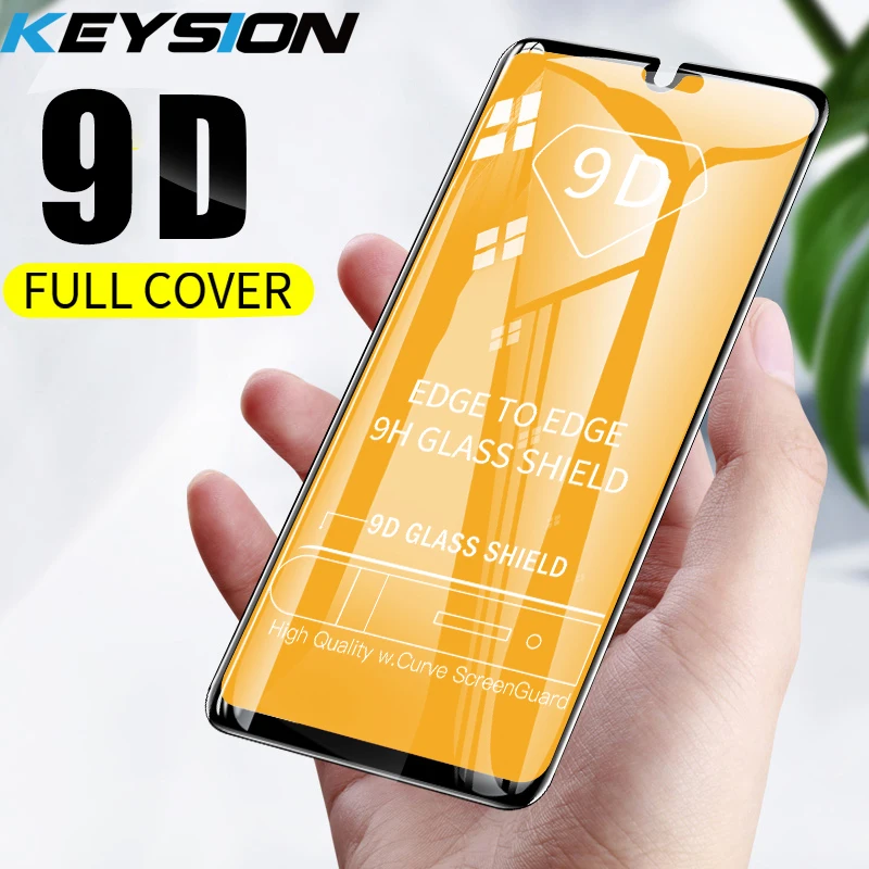Защитное стекло KEYSION 9D изогнутое закаленное для Samsung Galaxy A30 A50 A70 M10 M20 M30|Защитные