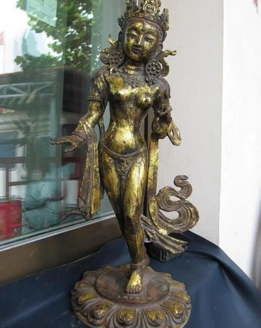 fast shipping USPS to USA S3533 Tibet Bronze Gild White TaRa Kwan-yin Bodhisattva Buddha Statue
fast shipping USPS to USA S3533 Tibet Bronze Gild White TaRa Kwan-yin Bodhisattva Buddha Statue