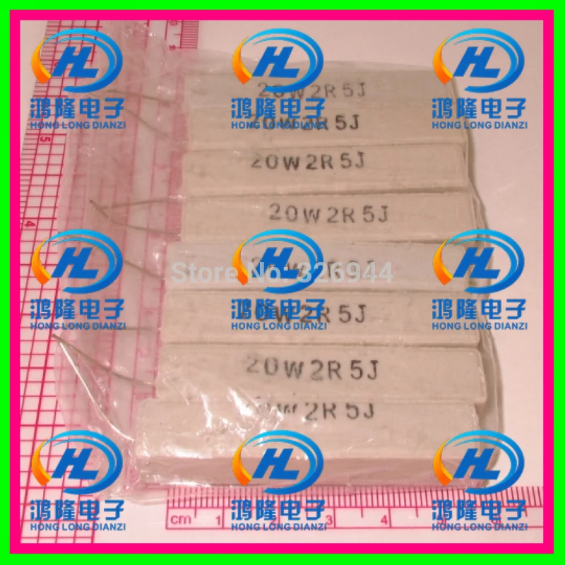 (10pcs/lot) 20W 2.5 ohm +/-5% Horizontal cement resistor / 20W 2R5J ohm 5% Cement resistance / 20W 2.5RJ Ceramic resistor
(10pcs/lot) 20W 2.5 ohm +/-5% Horizontal cement resistor / 20W 2R5J ohm 5% Cement resistance / 20W 2.5RJ Ceramic resistor