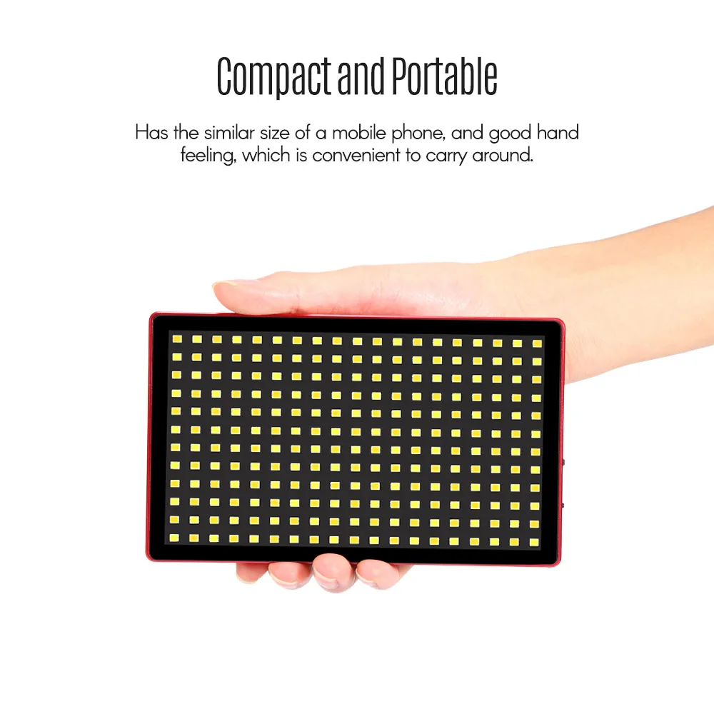 Portable 3200K-5600K CRI 97+ 16W Bi-Color LED Video selfie studio camera Light photo with OLED Display Lamp Photography lighting
Portable 3200K-5600K CRI 97+ 16W Bi-Color LED Video selfie studio camera Light photo with OLED Display Lamp Photography lighting